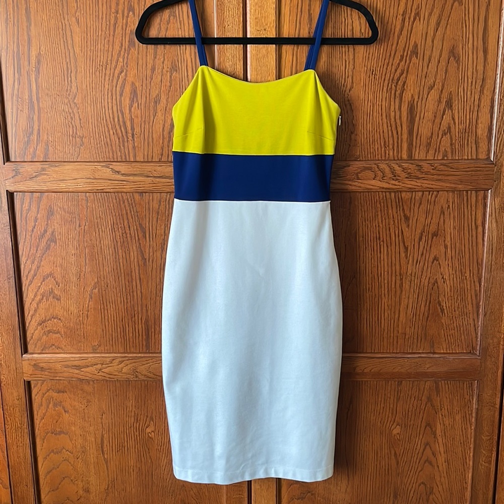 Banana Republic color block dress, sz 0